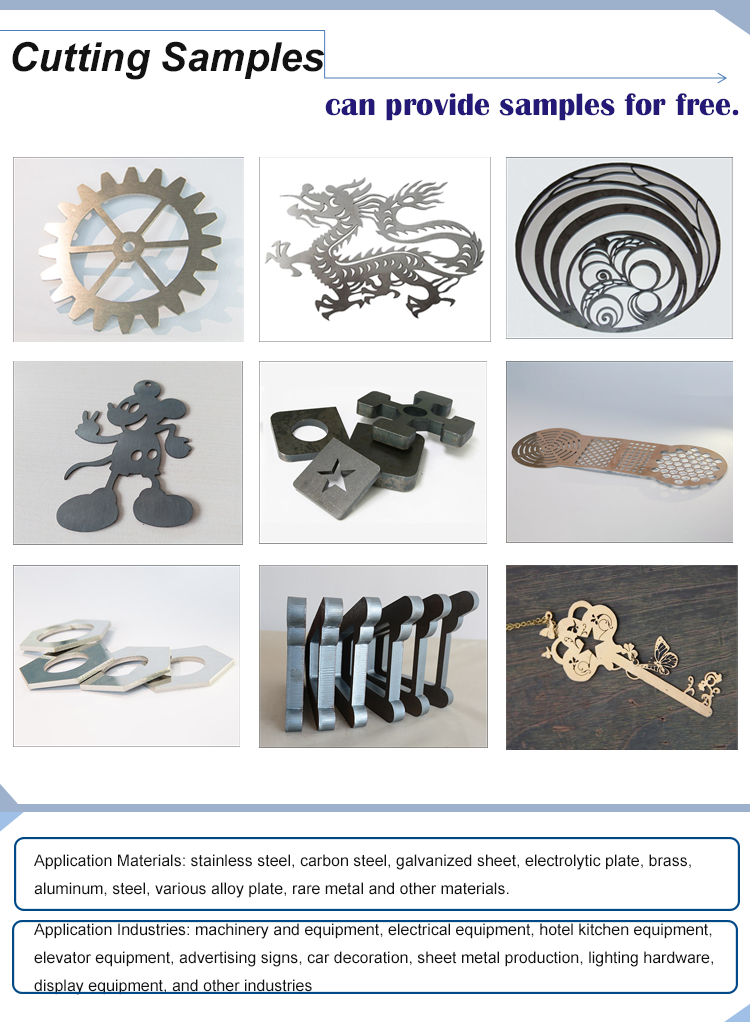 1kw 2kw Good Price Fiber Laser Cutting Machine For Sheet Metal 1kw 2kw 價格合理的鈑金光纖激光切割機