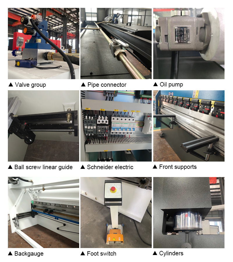 63t 2500mm Nc Carbon Steel Sheet Bending Machine Hydraulic Press Brake 63t 2500mm Nc 碳素鋼板折彎機液壓折彎機