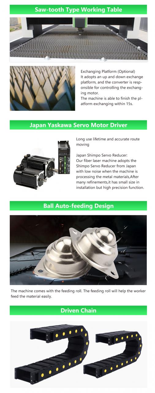 Carbon Iron Aluminum Metal Stainless Steel Cnc Fiber Laser Cutting Machine 碳鐵鋁金屬不銹鋼數控光纖激光切割機