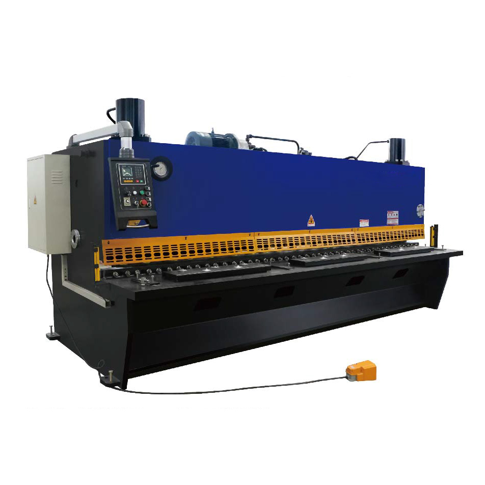 Cnc Nc Hydraulic Press Metal Guillotine Shear Machine For Carbon Stainless Steel Sheet Cnc數控液壓機金屬斷頭台剪切機碳不銹鋼板