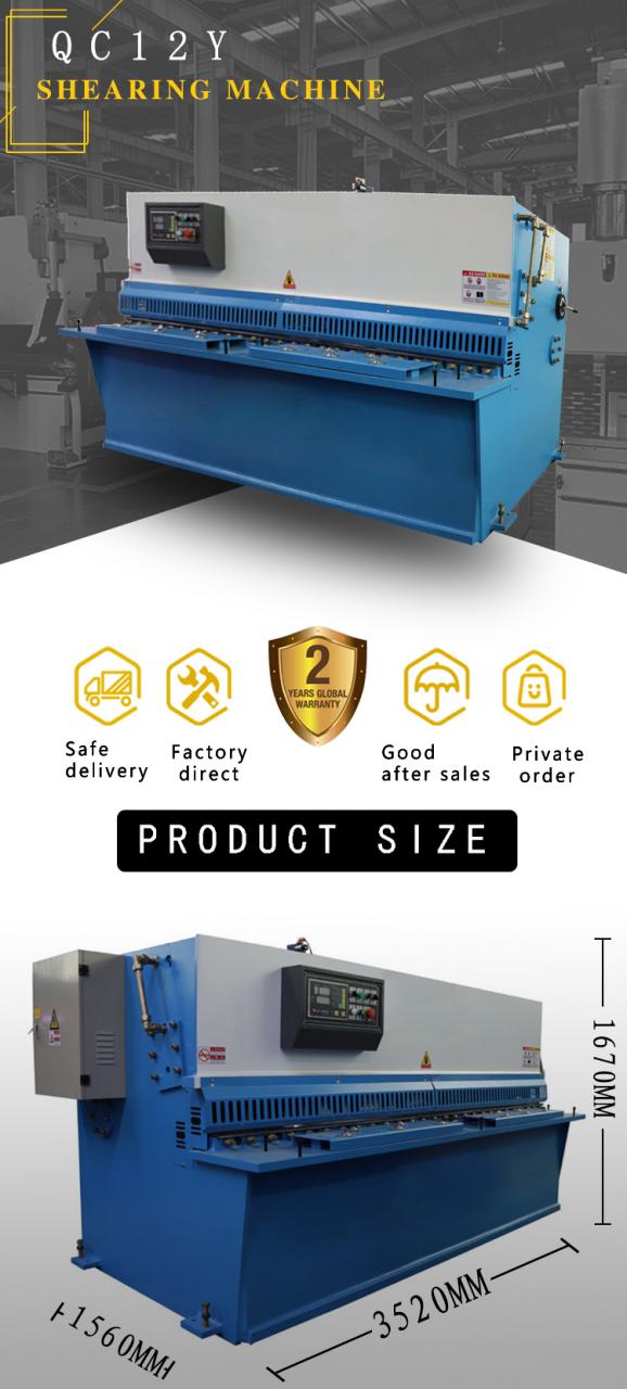 Hydraulic Guillotine Shear Machine Qc12y 8*6000mm Guillotine Industrial Sheet Metal Aluminium Stainless Steel Cutting Shearing M 液壓斷頭台剪板機 Qc12y 8 * 6000mm 斷頭台工業鈑金鋁不銹鋼切割剪板機
