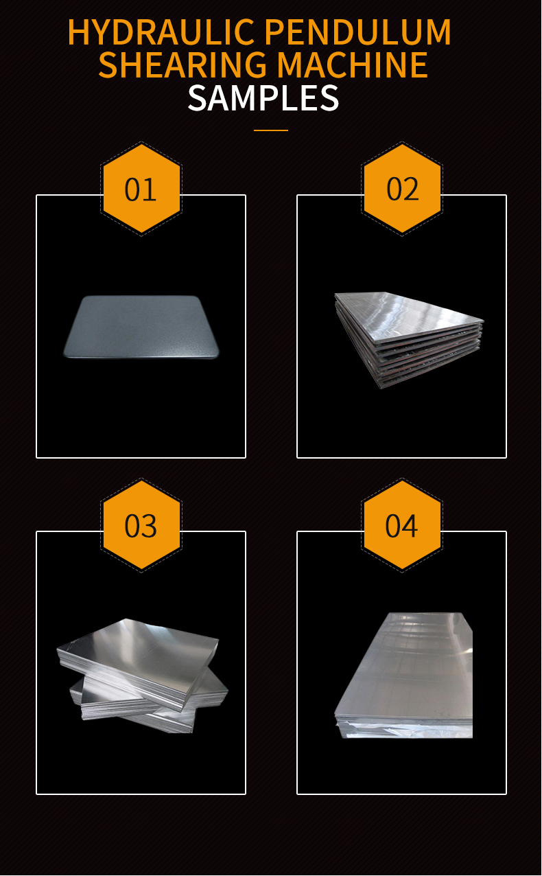 Hydraulic Pendulum Cnc Swing Beam Sheet Metal Plate Shearing Machine 液壓擺式數控擺梁鈑金剪板機