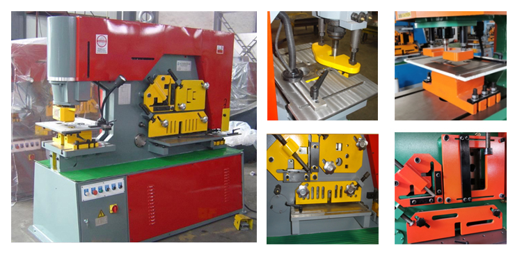 Q35y Hydraulic Ironworker Combined Drilling Machine Punching And Shearing Machine Q35y液壓鐵工組合鑽床衝剪機