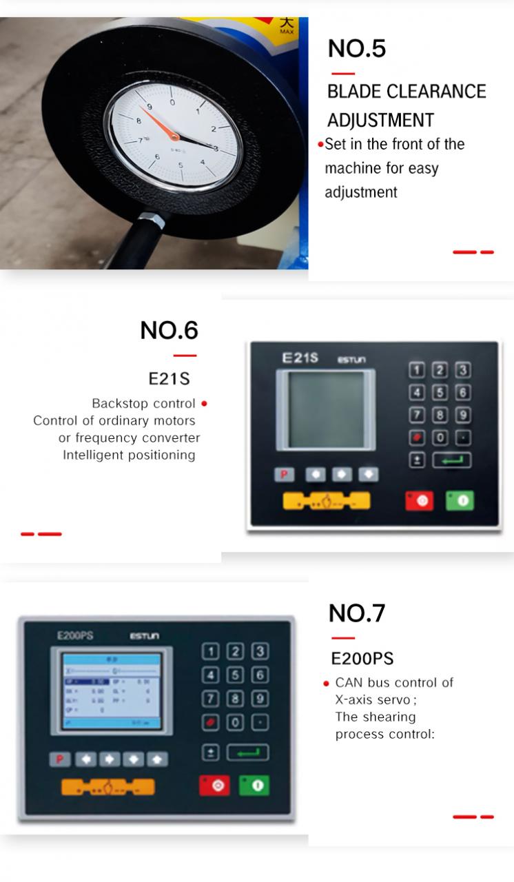 Shear Cutting Machine Guillotine Metal Hydraulic Shearing Machine Qc11Y/K 剪板機 斷頭台金屬液壓剪板機 Qc11Y/K