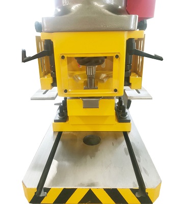 Steel Plate Angle Cutting Punching Notching Machine Hydraulic Ironworker For Sale 鋼板角切割沖孔開槽機液壓鐵工出售